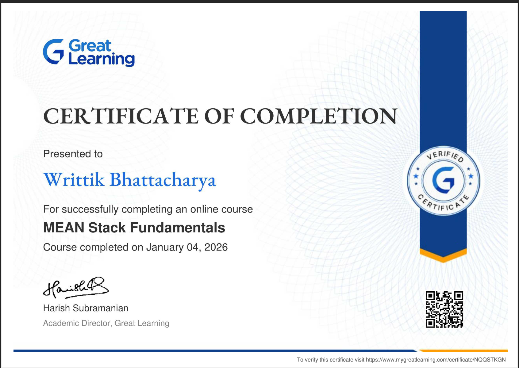 MEAN Stack Development